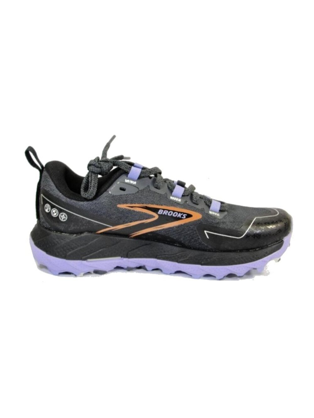 Brooks Cascadia 18 Black Gray Women's Size 7 Wide Trail Shoes NEW